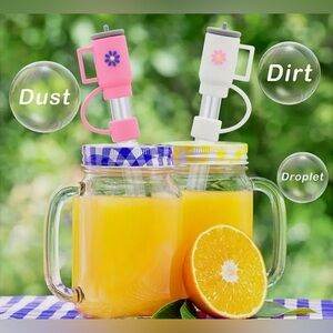 Pink, Purple & Blue Tumbler Straw Covers